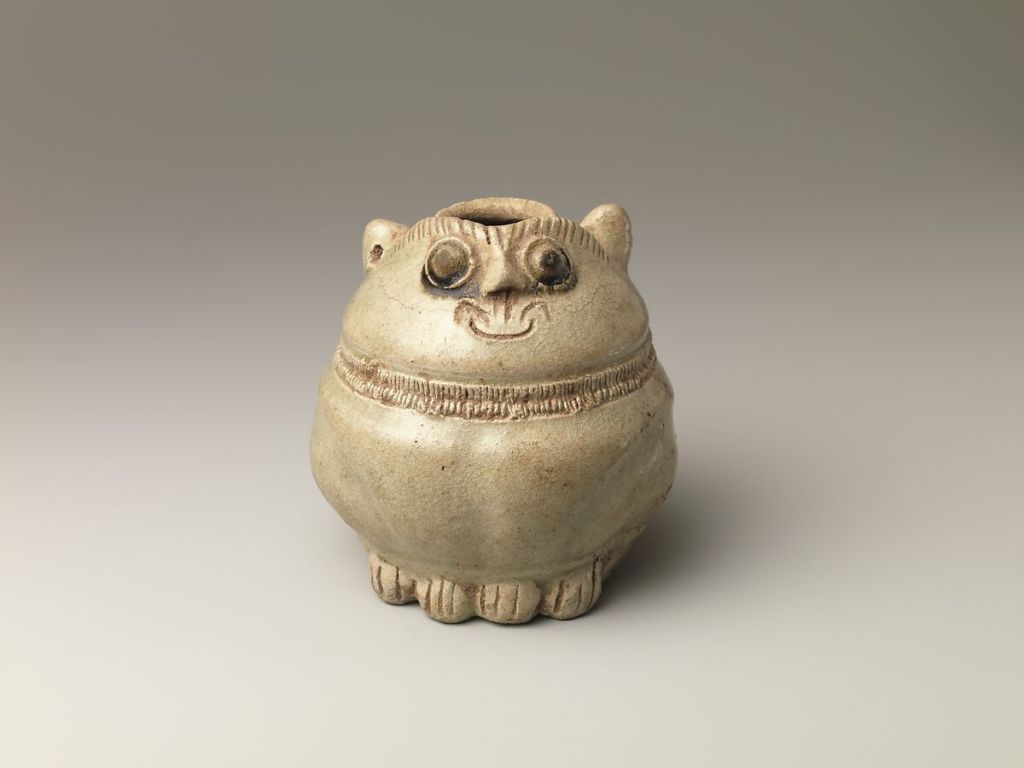 Vaso per la calce a forma di gatto (XI-XII sec) / Lime Pot in the Shape of Cat (11th–12th&nbsp;century)